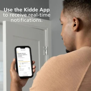 Kidde WiFi Water Leak Detector & Freeze Alarm, Alexa Device, Smart Leak Detector for Homes with App Alerts,White view 3