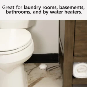 Kidde WiFi Water Leak Detector & Freeze Alarm, Alexa Device, Smart Leak Detector for Homes with App Alerts,White view 6