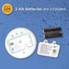 Kidde WiFi Water Leak Detector & Freeze Alarm, Alexa Device, Smart Leak Detector for Homes with App Alerts,White