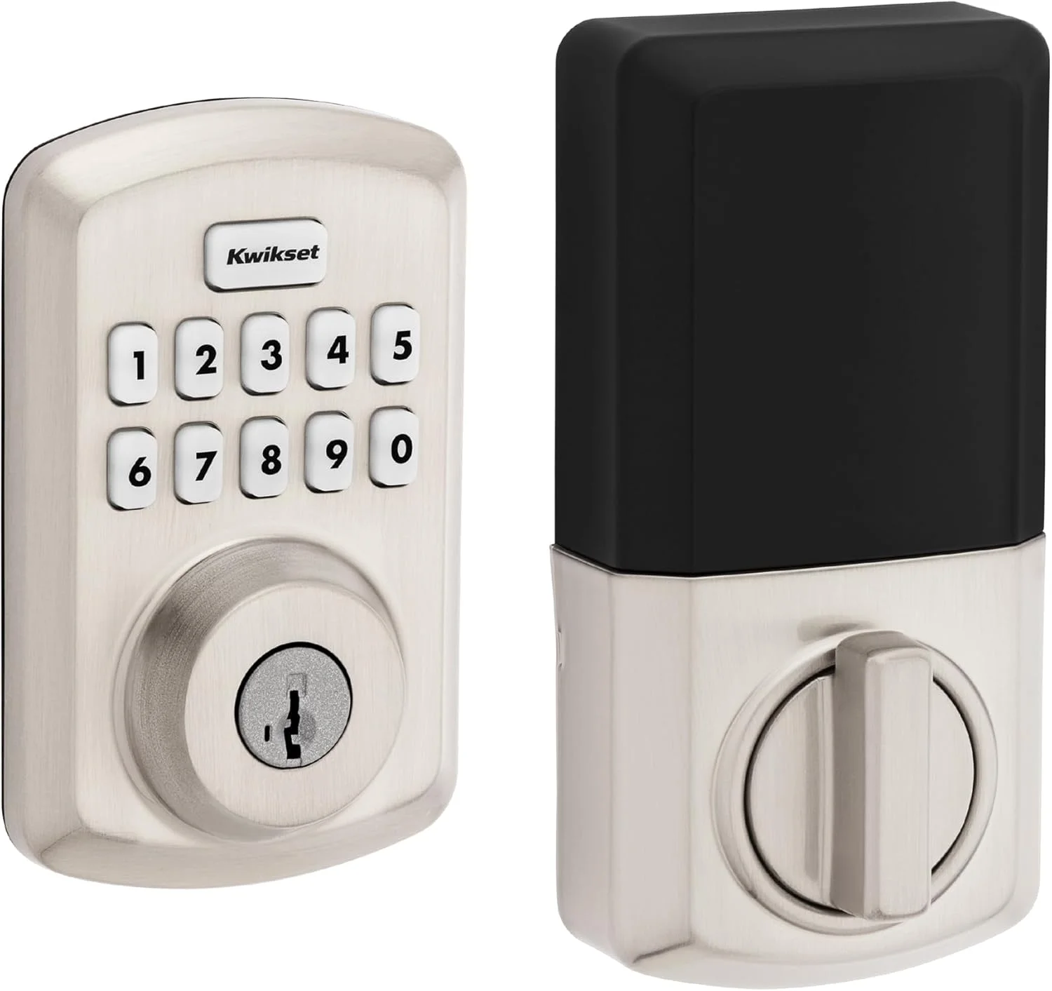 Kwikset Powerbolt 250 Electronic Deadbolt in Satin Nickel