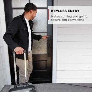 Kwikset SmartCode 270 Keyless Entry Electronic Touchpad Deadbolt Door Lock | Matte Black, Auto-Lock, Custom User Codes, Advanced Security, Contemporary Design view 3