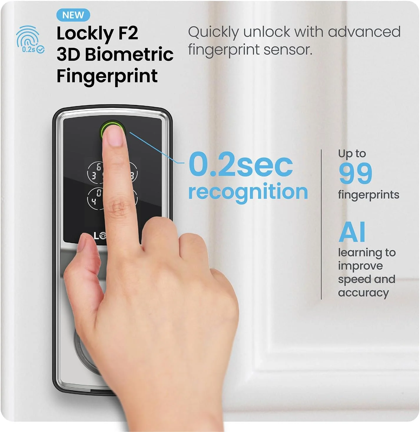 Lockly Secure Pro Connected to Wi-Fi via App