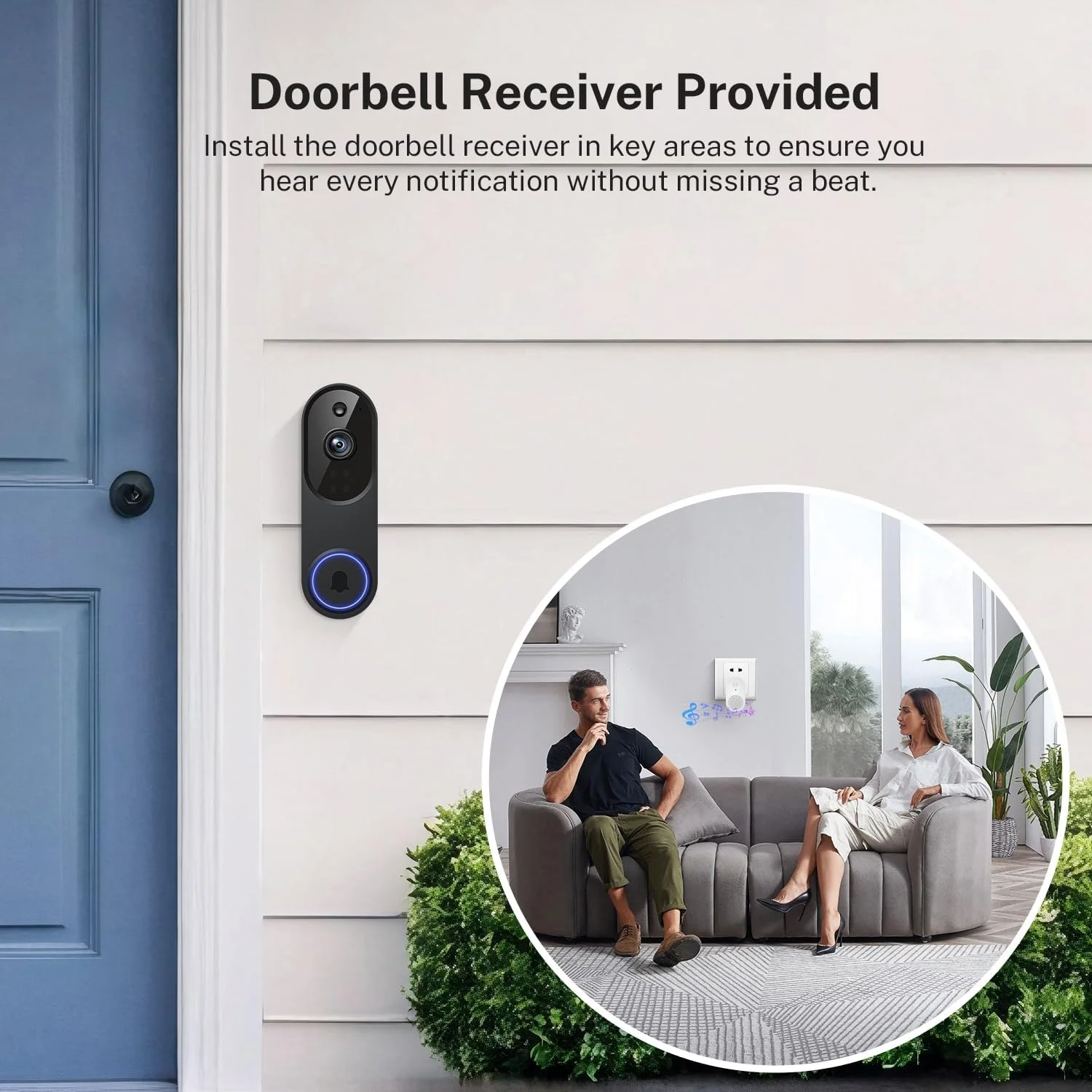 Smart home security doorbell setup