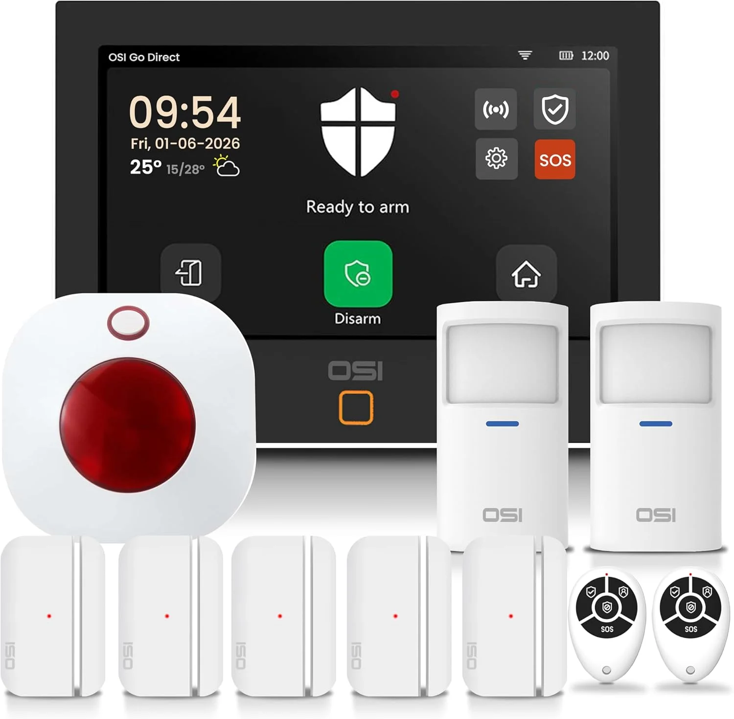 OSI Gen 2 Smart Alarm System Setup