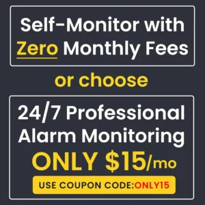 OSI Alarm System Gen 2 (4G), 11pc, DIY, Motion & Entry Sensors, Wireless Siren, Remotes, App & Alexa Compatible Self Monitor(No Monthly Fees) or Optional 24/7 Alarm Monitoring view 2