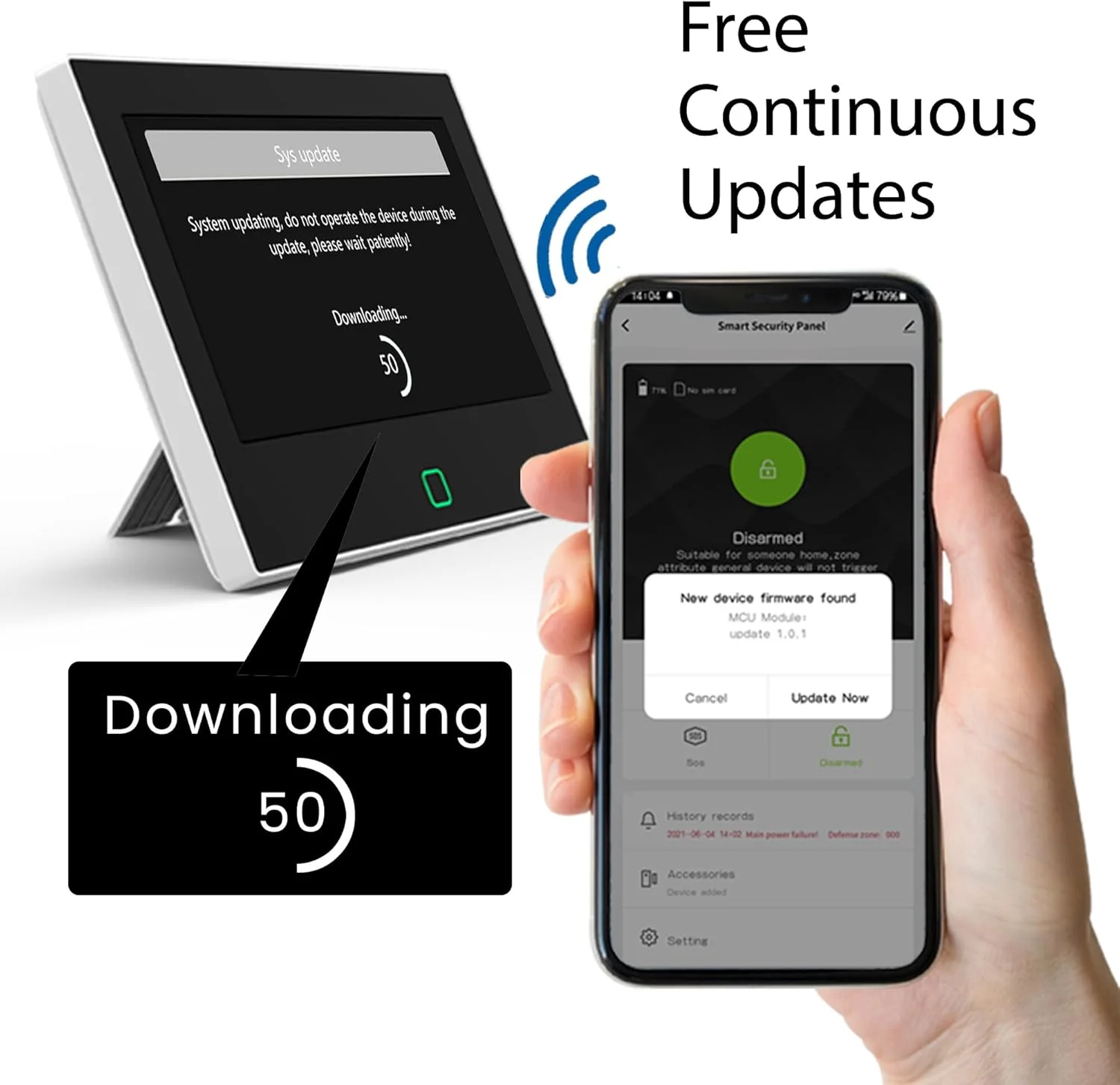 Scalable Wireless Security Sensors