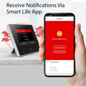 OSI Alarm System Gen 2 (4G), 11pc, DIY, Motion & Entry Sensors, Wireless Siren, Remotes, App & Alexa Compatible Self Monitor(No Monthly Fees) or Optional 24/7 Alarm Monitoring view 6