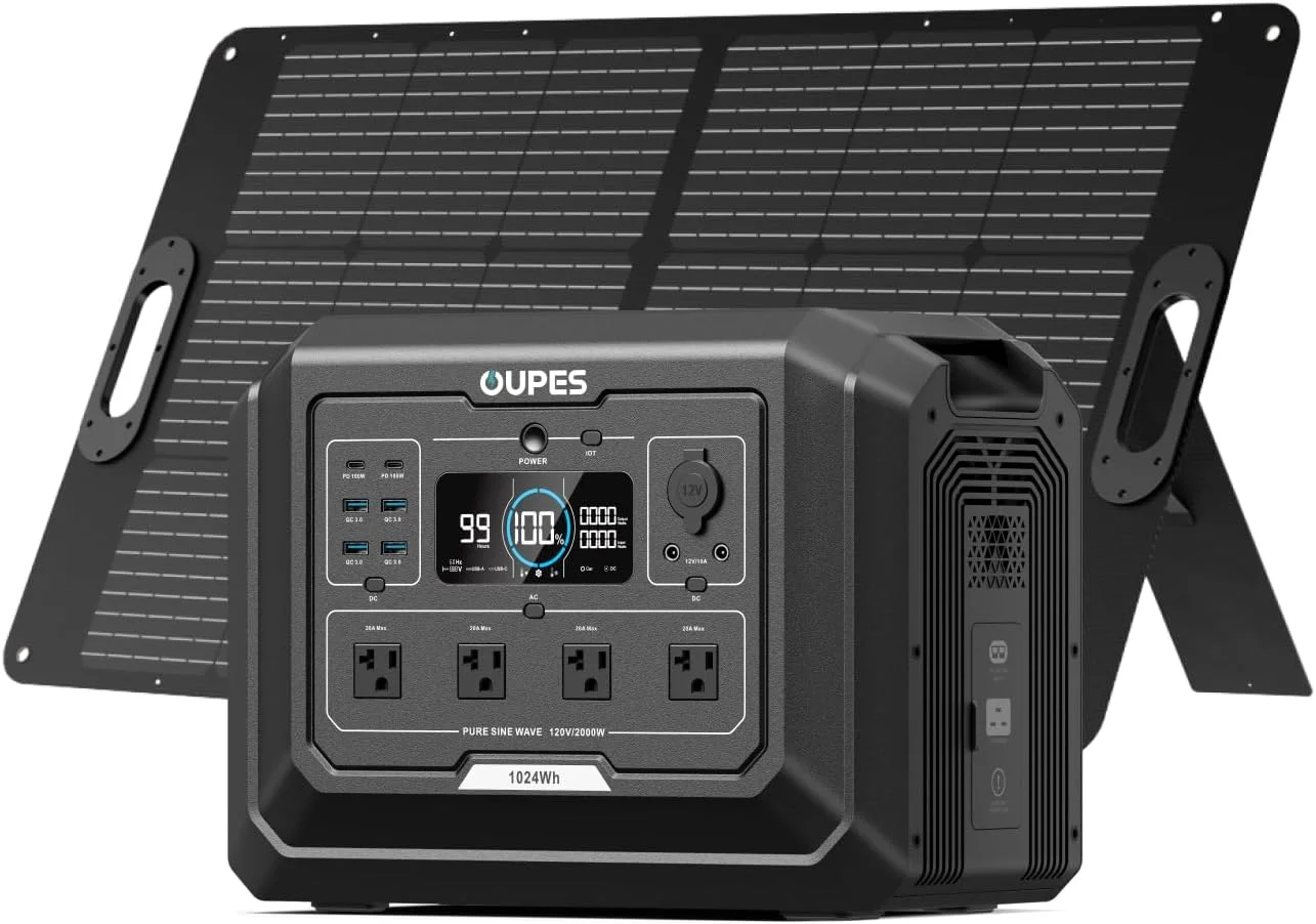 OUPES 2000W Solar Generator front view
