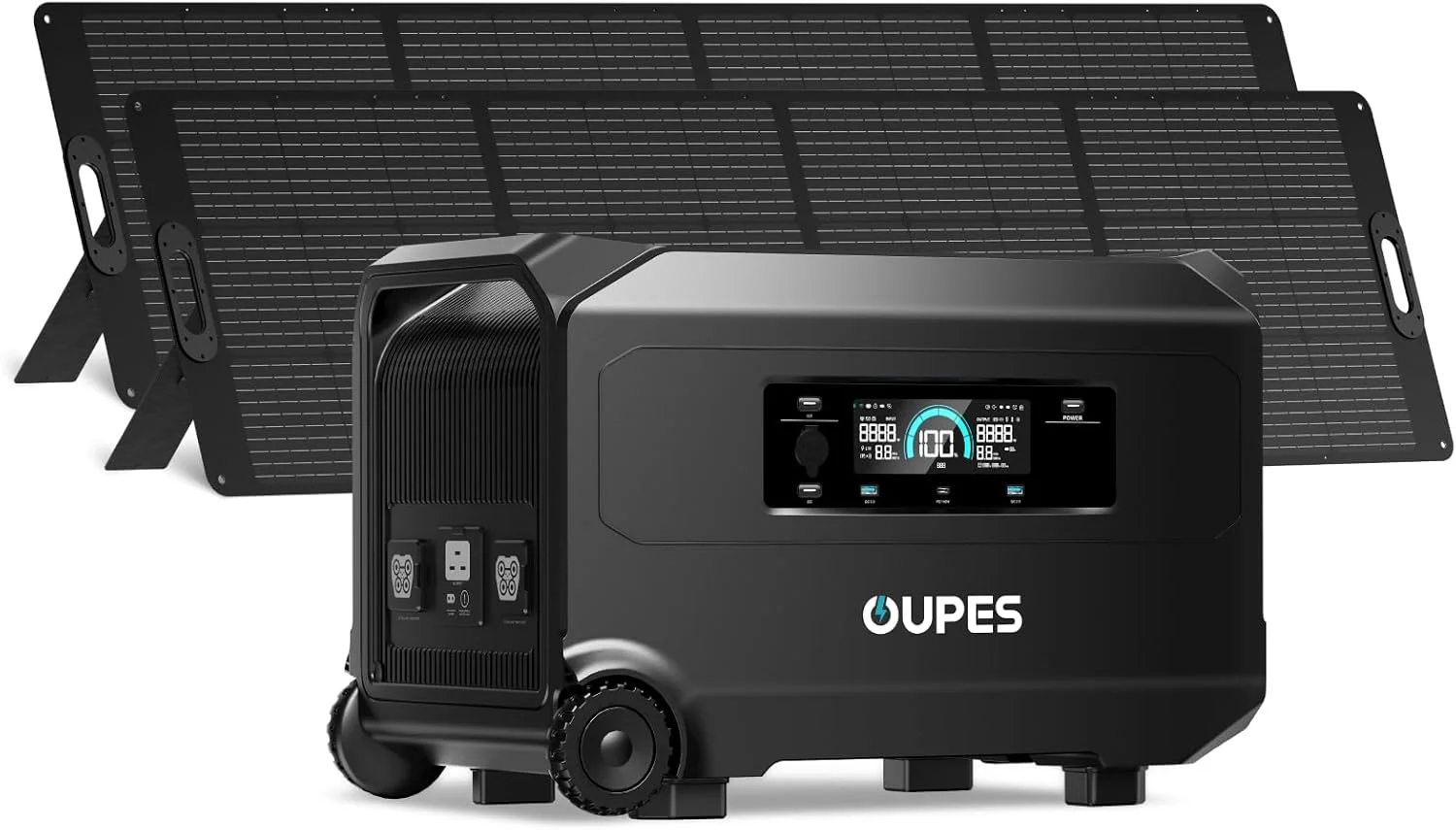 OUPES Guardian 6000 Solar Generator Kit for home backup