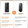 Philips Fingerprint Smart Lock, Keyless Entry Door Lock, Smart Door Locks for Front Door, Keypad Deadbolt, APP Control, 9-Month Long Battery