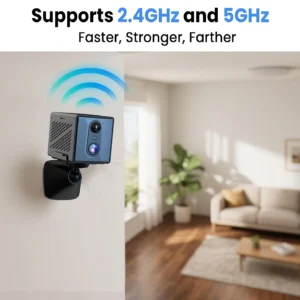 realhide 2026 Upgraded 5GHz WiFi 4K Spy Camera, Mini Hidden Camera with Long Battery Life, Night Vision, Motion Detection, Free Cloud Storage, Wireless Indoor Nanny Cam for Home Security view 3