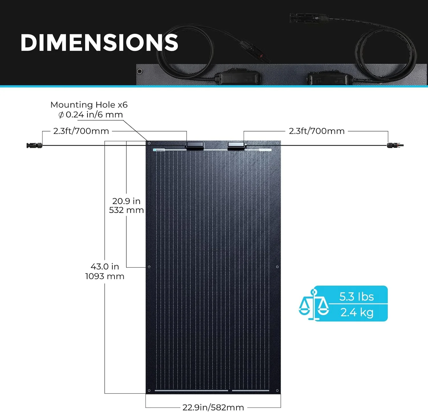 Technical specifications chart