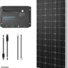 Renogy 200 Watt 12 Volt Monocrystalline Solar Panel Starter Kit with 2 Pcs 100W Solar Panel and 30A PWM Charge Controller for RV, Boats, Trailer, Camper, Marine ,Off-Grid System