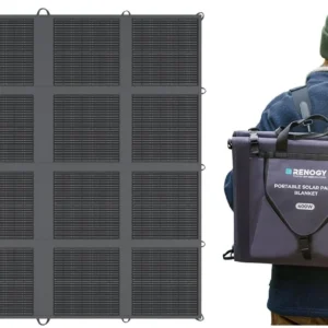 RENOGY REGO 400W Portable Solar Panel, Renogy Solar Blanket N-Type Foldable Solar Panel, 25% High Efficiency, Lightweight Solar Panel Charger for Camping, RV, Marine, SUV, Off Grid Applications view 1