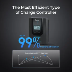 Renogy Solar Charge Controller (Bluetooth) - Rover 40A 12V24V Auto Parameter DC Input MPPT Charge Controllers for Solar Panels Adjustable LCD for Gel Sealed Flooded Lithium Battery view 3