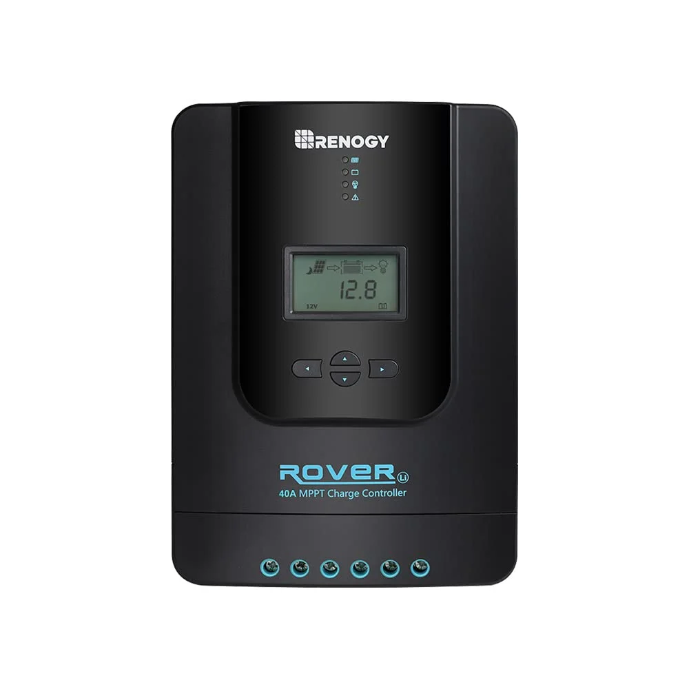 Renogy Rover 40A MPPT Solar Charge Controller front view