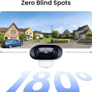 REOLINK Argus 4 Pro 4K Solar Camera Outdoor Wireless, 180° Dual-Lens 8MP Camera for Home Security, ColorX Night Vision, Smart People/Vehicle/Animal Detection, No Subscription, Local Storage view 2