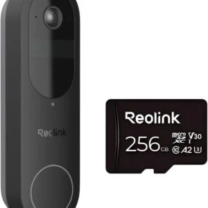 REOLINK Video Doorbell (Battery) 256GB microSD Card Bundle, 1:1 Head-to-Toe View, 2.4/5 GHz WiFi, Person/Vehicle/Package Detection, No Monthly Fees view 1