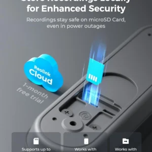 REOLINK Video Doorbell Camera with Chime, 1:1 Head-to-Toe View, 2.4/5 GHz WiFi, Person/Vehicle/Package Detection, No Monthly Fees view 7
