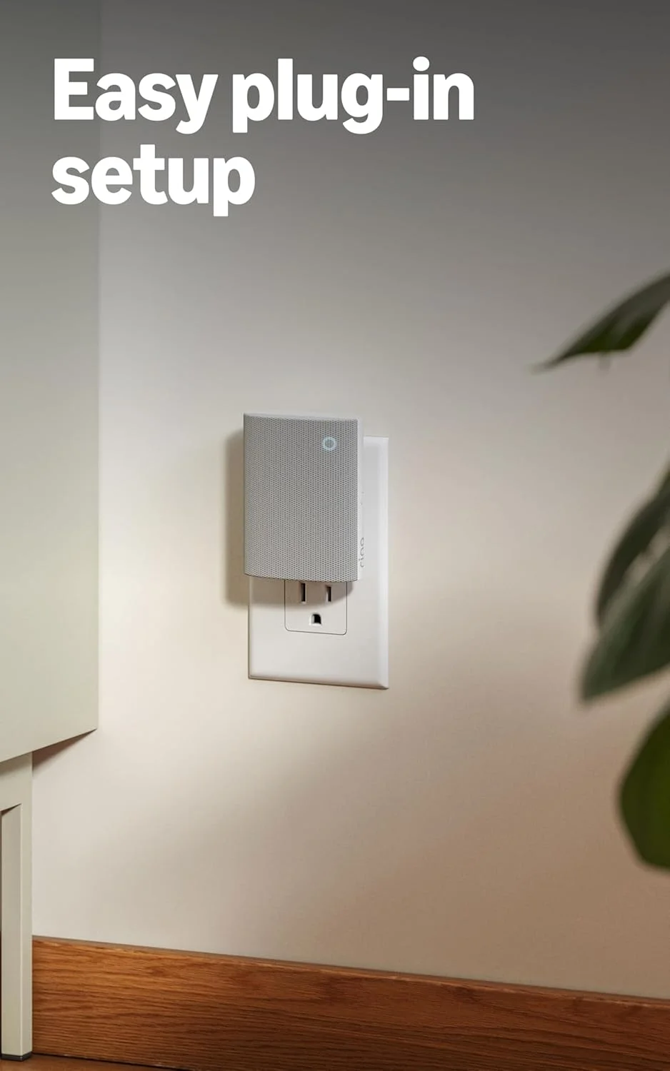 Easy plug-in installation for Ring Chime