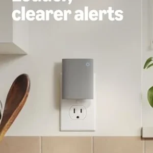 Ring Chime — Enhanced audio for real-time alerts you can hear from anywhere, easy plug-in setup, simple wifi & Bluetooth connectivity, sleek design, White view 5