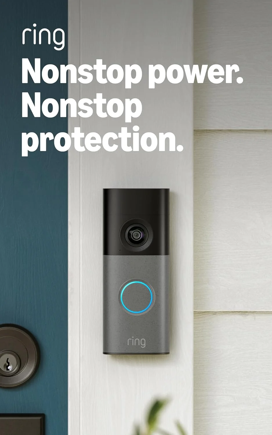 Ring Wired Video Doorbell sleek design