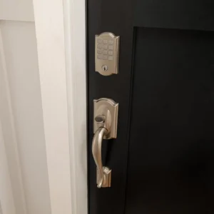 Schlage Arrive Smart Wi‑Fi Deadbolt Lock with Keypad, Keyless Entry Front Door Lock, App Control, Alexa and Google Home Compatible, Satin Nickel, BE459WB CAM 619 view 5