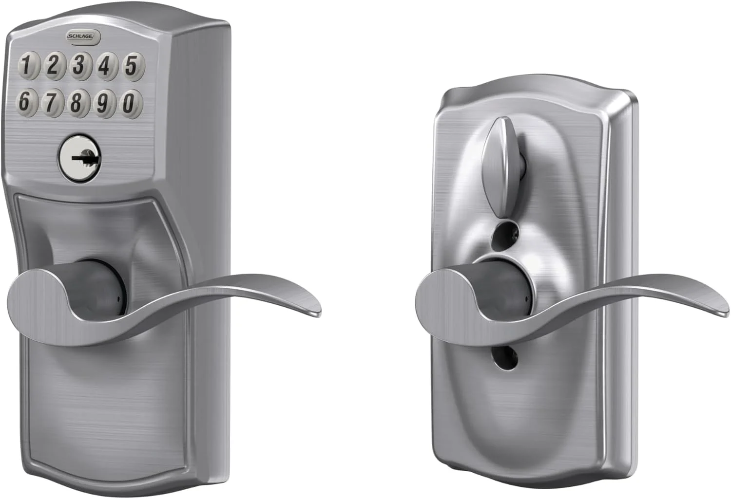 Schlage lock installation instructions graphic