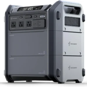 Segway Portable Power Station Cube 2000, 2200W AC Outlets, 2048Wh LiFePO4 Battery, Expandable Battery Capacity up to 5kWh Solar Generator for Camping, Home Backup, Power Outages, Off-grid view 1