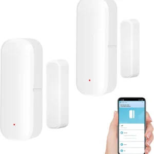 Smart WiFi Door Sensor: Wireless Window Sensor with App Notification Alert, Tuya Door Open Contact Sensor for Home Security, No Hub Required, Compatible with Alexa Google Assistant view 7