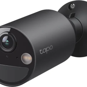 Tapo by TP-Link Wireless Outdoor Security Camera, 1080P, Up to 180 Days Battery Life, Free Person Detection, SD/Cloud Storage, Spotlight Color Night Vision, Alarm, No Hub Needed, Black, C403 view 1