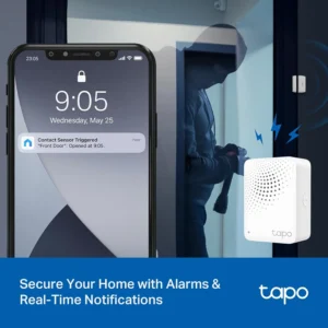Tapo Door Sensor Starter KIT, Matter Compatible, 3X Smart Door Window Contact Sensor and 1x Smart Hub with Built-in Chime, Smart Automation, Real-Time Notification, T31 KIT view 7