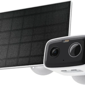 Tapo TP-Link C400 KIT Outdoor Battery Camera w/Solar Panel Base, Wireless, 1080P, Free Person/Vehicle Detection, SD/Cloud Storage, Color Night Vision, No Hub Needed, Works w/Alexa view 1