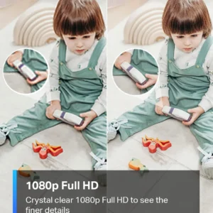 TP-Link Tapo 1080P Indoor Security Camera for Baby Monitor, Dog Camera w/Motion Detection, 2-Way Audio Siren, Night Vision, Cloud & SD Card Storage, Works w/Alexa & Google Home (Tapo C100) view 5
