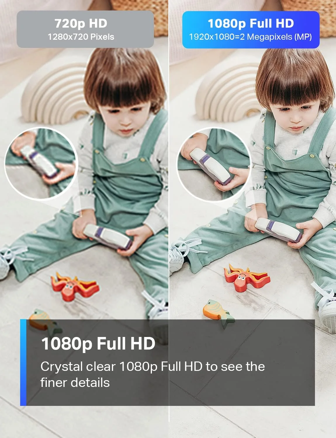 Works with Alexa and Google Home