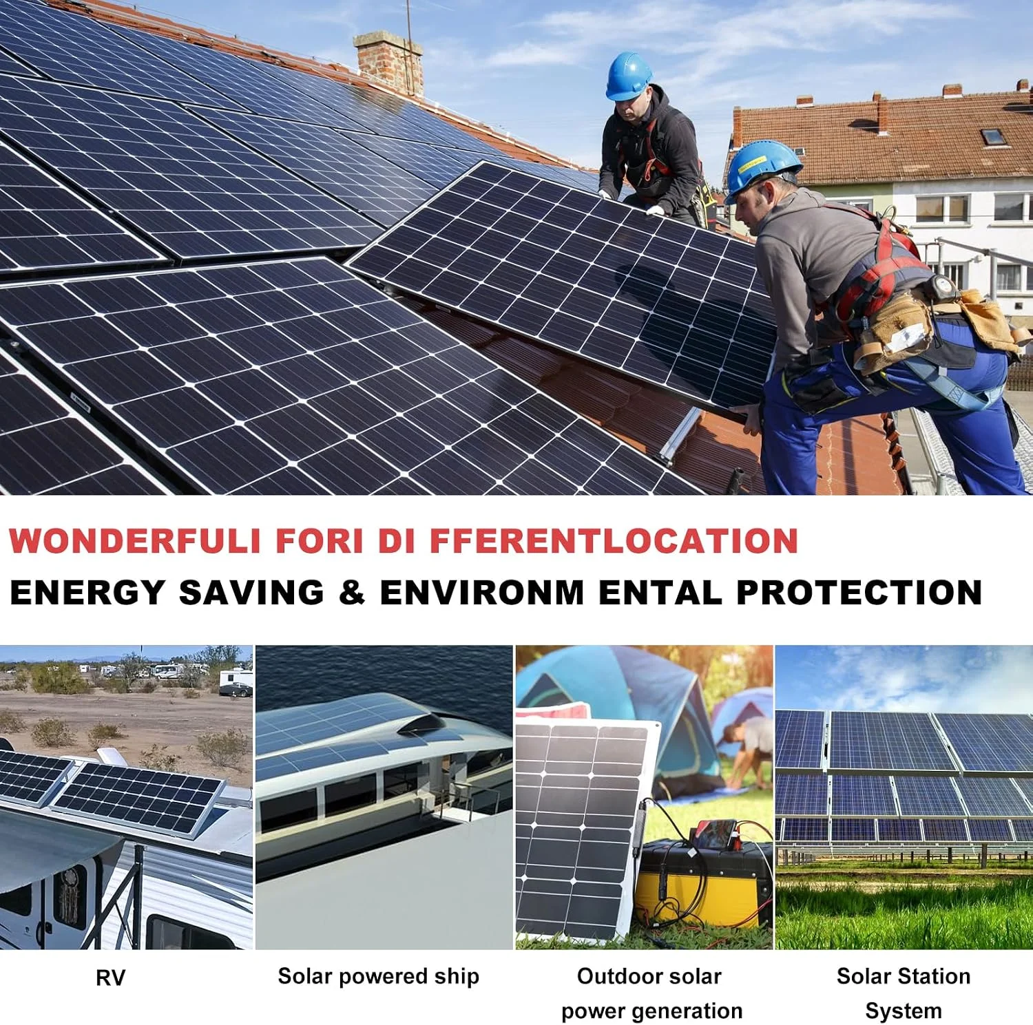 Solar extension cable connected to solar panel and charge controller