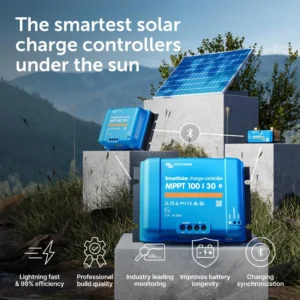 Victron Energy SmartSolar MPPT Solar Charge Controller (Bluetooth) - Charge Controllers for Solar Panels - 100V, 30 amp, 12/24-Volt view 2