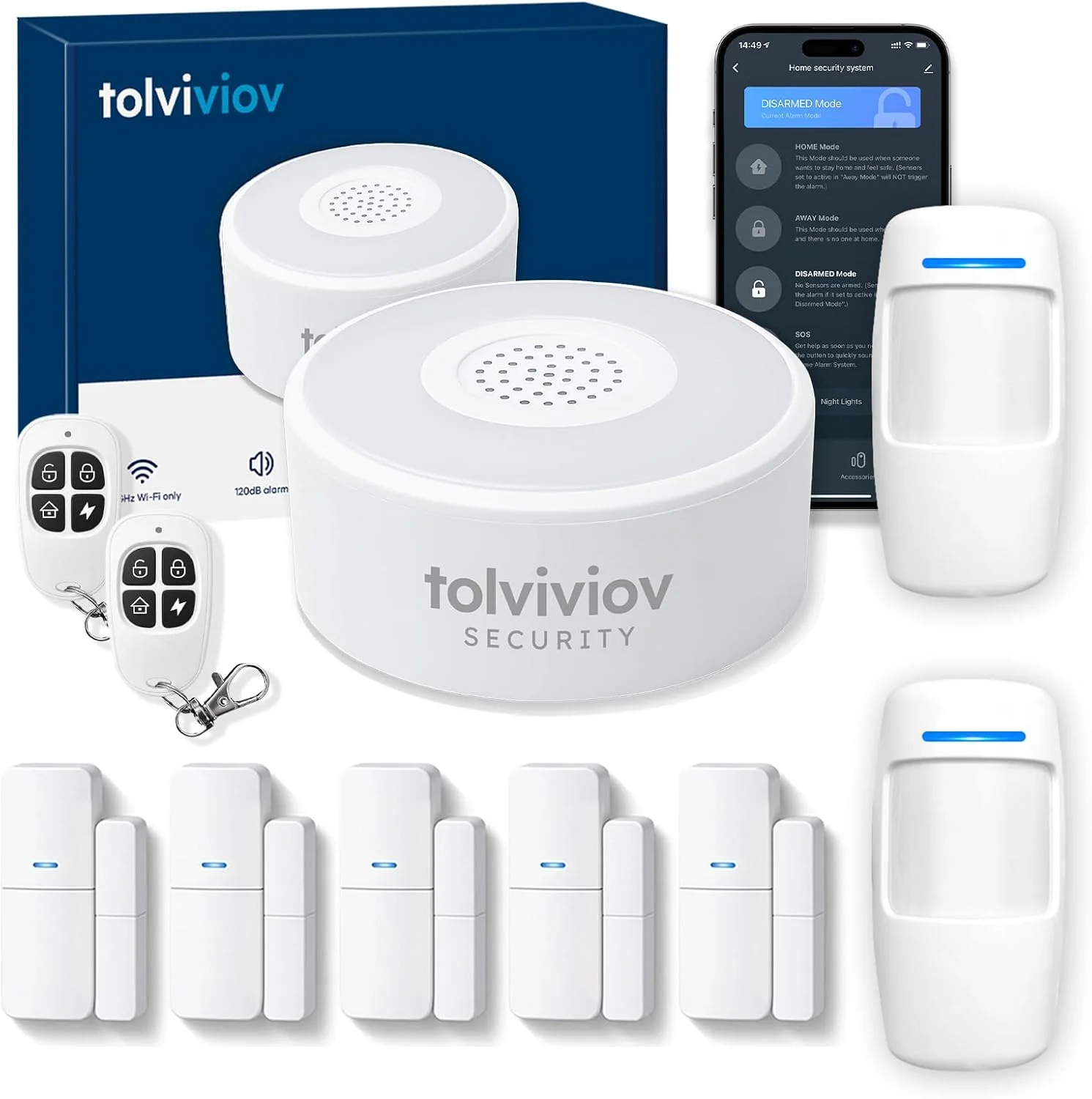 Wireless DIY Home Security Alarm Kit