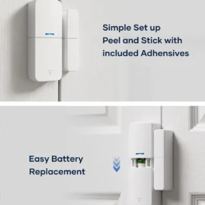 WiFi Home Security System, 10-Piece Wireless Alarm Kit with Door Sensors | 120dB Loud Alarm, 8-Hour Backup Battery, Instant App Alerts, DIY Setup, No Monthly Fee, Expandable Home Security view 3