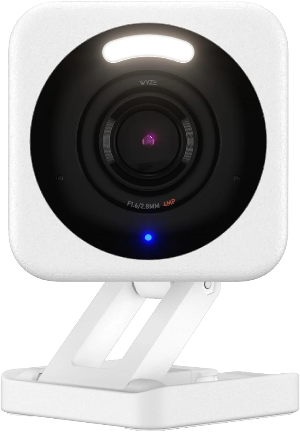 Wyze Cam v4 2.5K QHD smart security camera mounted on home exterior