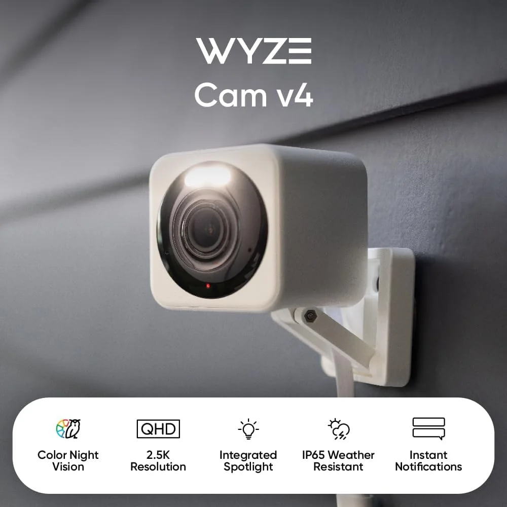 AI person and package detection interface on Wyze app
