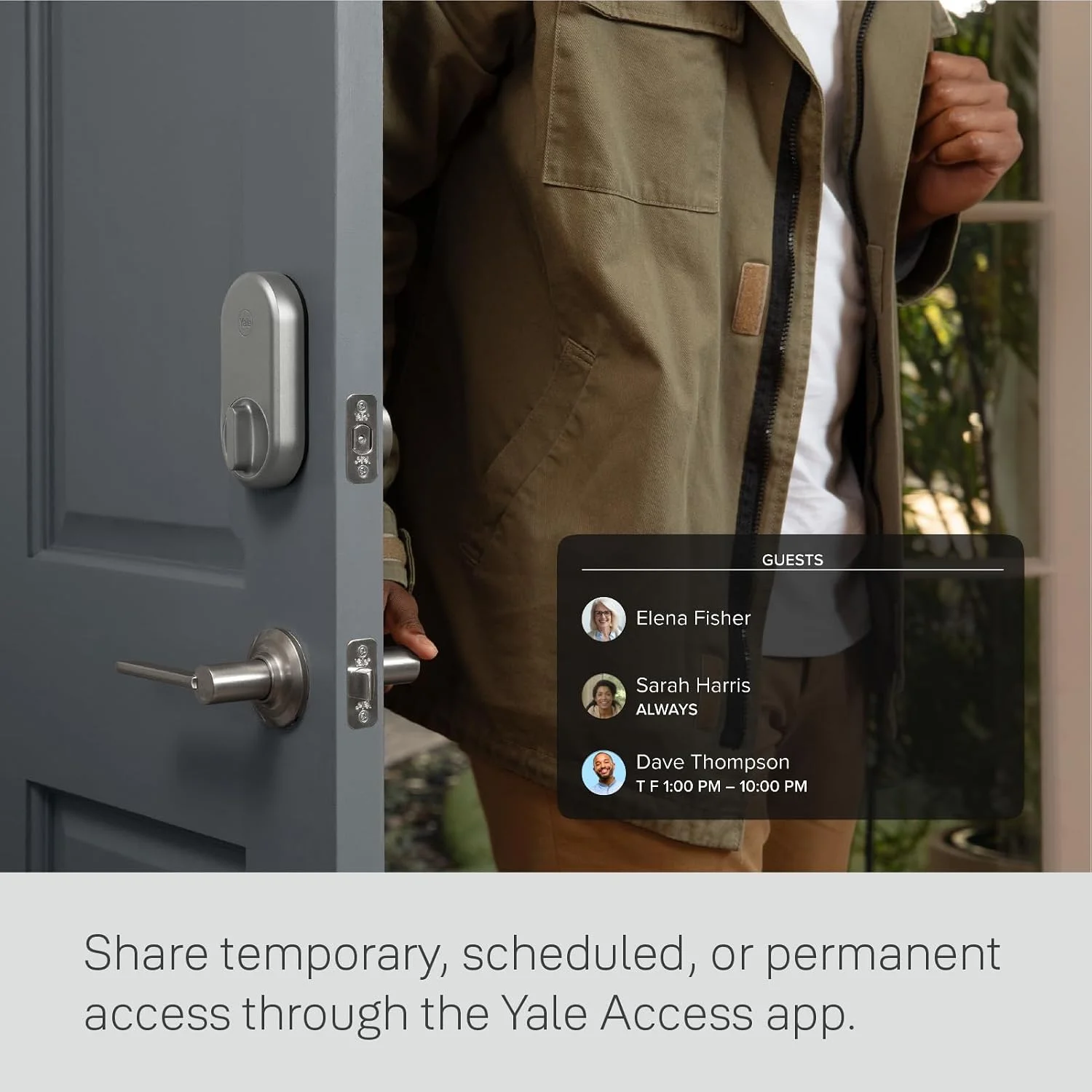 Activity feed on the Yale Access app