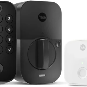 Yale Assure Lock 2 Keypad with Wi-Fi Connect Bridge for Extended Battery Life, Black Suede Deadbolt for Vacation Rental Hosts, YRD410-CB1-BSP view 4
