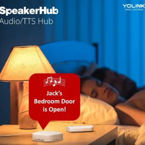YoLink Home Security System, Wireless Smart DIY Alarm System, with App/Email/Limited SMS Alert, 5 Pieces-Kit (Speaker Hub, Door Window Sensor, Motion Sensor, AlarmFob), 2.4GHz Wi-Fi Required view 3