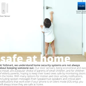 YoLink LoRa Smart Door Sensor Starter Kit: - 1/4 Mile Open-Air Range, Door Left-Open Reminders,5 Years Battery Life, SMS/Text, Email & App Alerts, Alexa, IFTTT, Home Assistant view 5