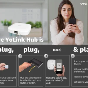 YoLink LoRa Smart Door Sensor Starter Kit: - 1/4 Mile Open-Air Range, Door Left-Open Reminders,5 Years Battery Life, SMS/Text, Email & App Alerts, Alexa, IFTTT, Home Assistant view 7