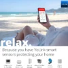 YoLink LoRa Smart Door Sensor Starter Kit: - 1/4 Mile Open-Air Range, Door Left-Open Reminders,5 Years Battery Life, SMS/Text, Email & App Alerts, Alexa, IFTTT, Home Assistant